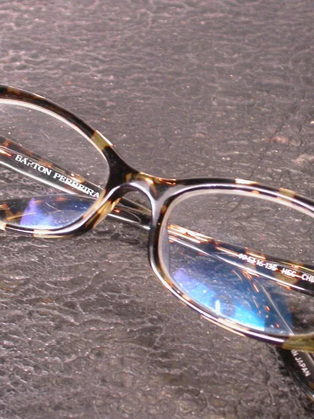 Barton Perreira Chelo Golden Tortoise Classic Eyeglasses Frames Made in Japan